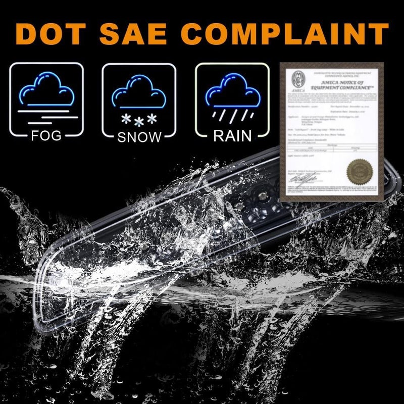 GPLUS LED 3rd Brake Light Fit Toyota Tacoma 1995-2015 Signal Stop Cargo Third Tail Lamp Clear Lens Black Housing - Image 2